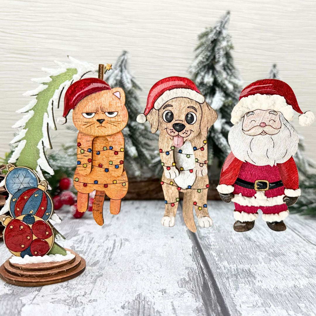 Christmas Wiggly Mix-&-Match Bundle – One Tree, Three Festive Friends