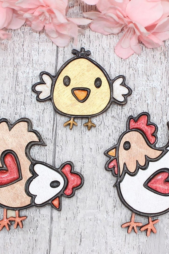 Chicken Magnet Set