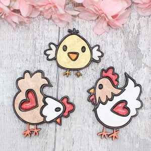 Chicken Magnet Set