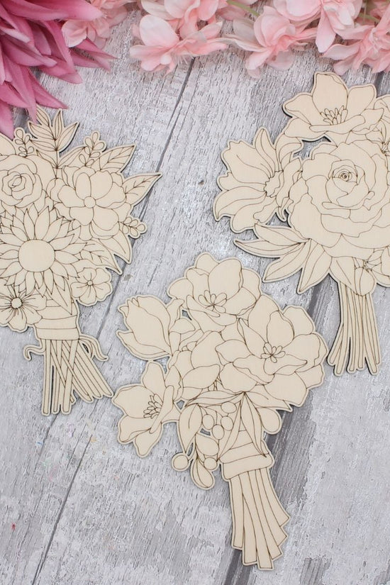 Floral Bouquet - Set of 3