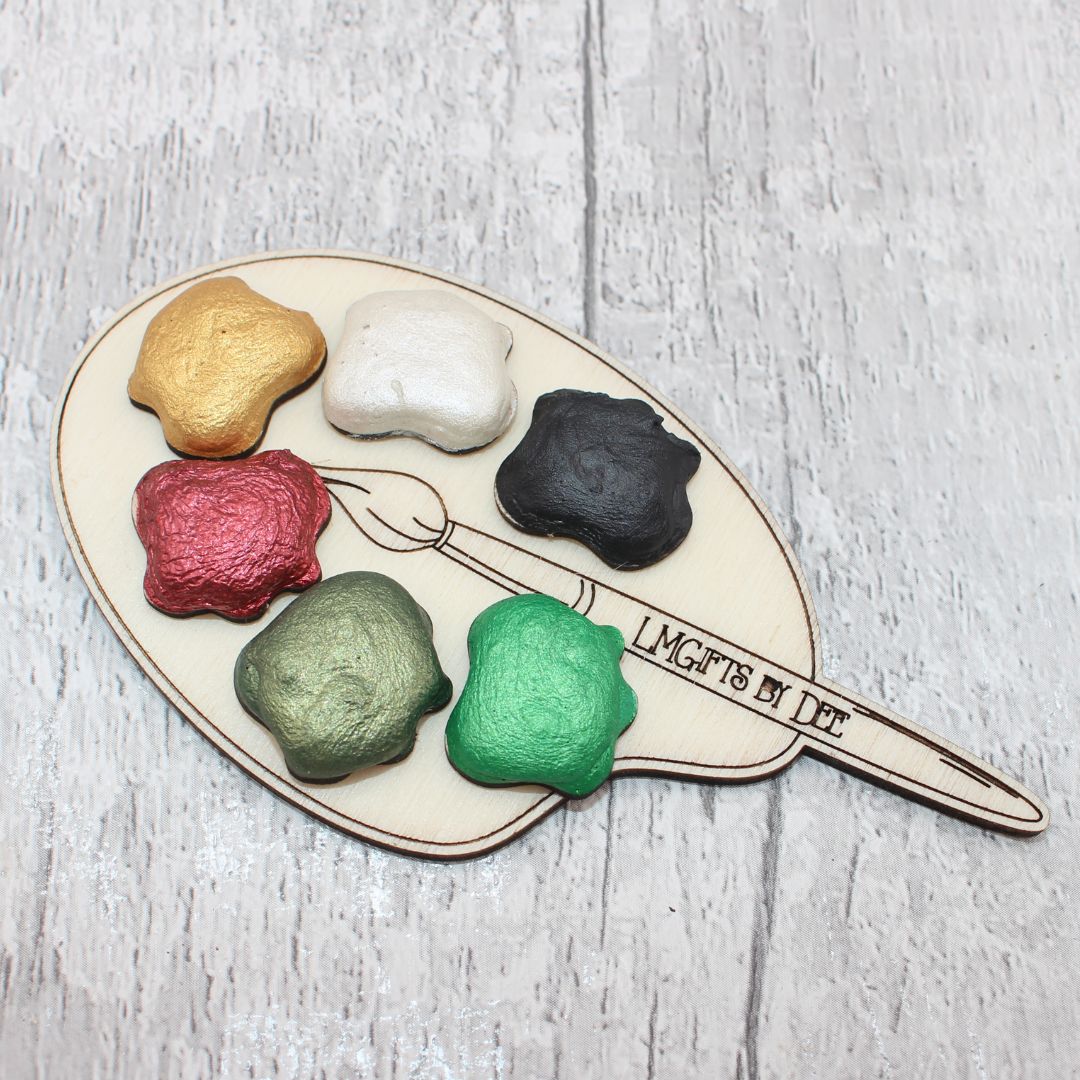 Traditional Christmas Shimmer Watercolour Palette (Midi Size)