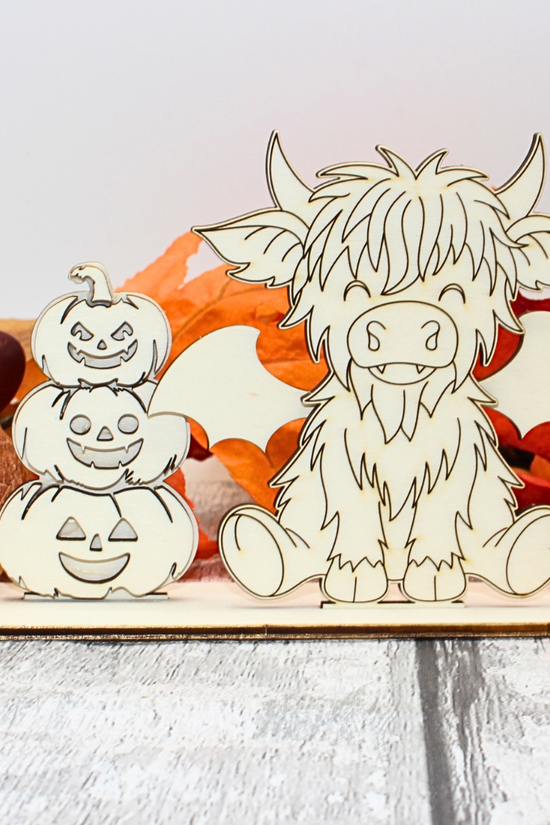 Halloween Highland Cow - Vampire Outfit