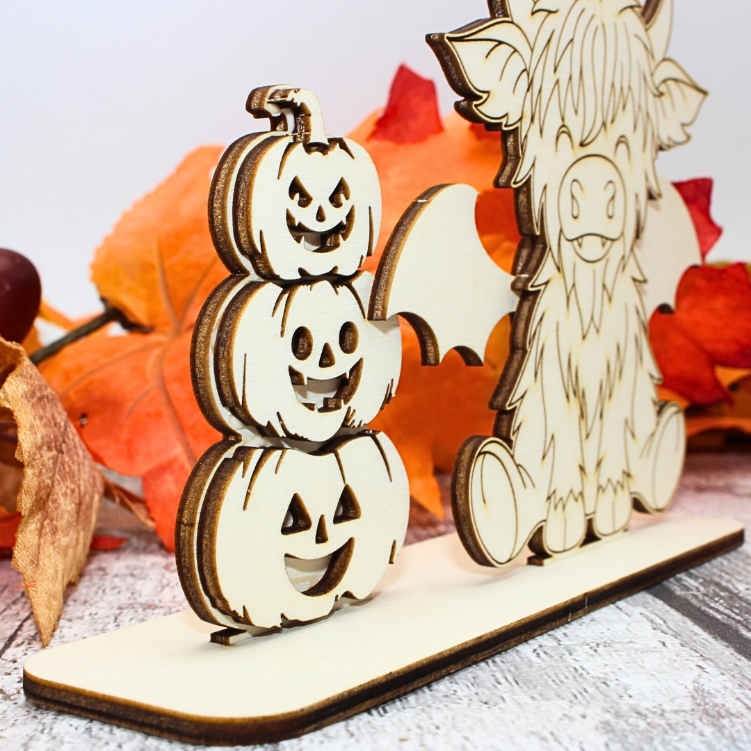 Halloween Highland Cow - Vampire Outfit