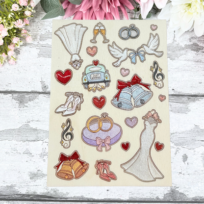 Wedding Colouring Pop-Out Sheet