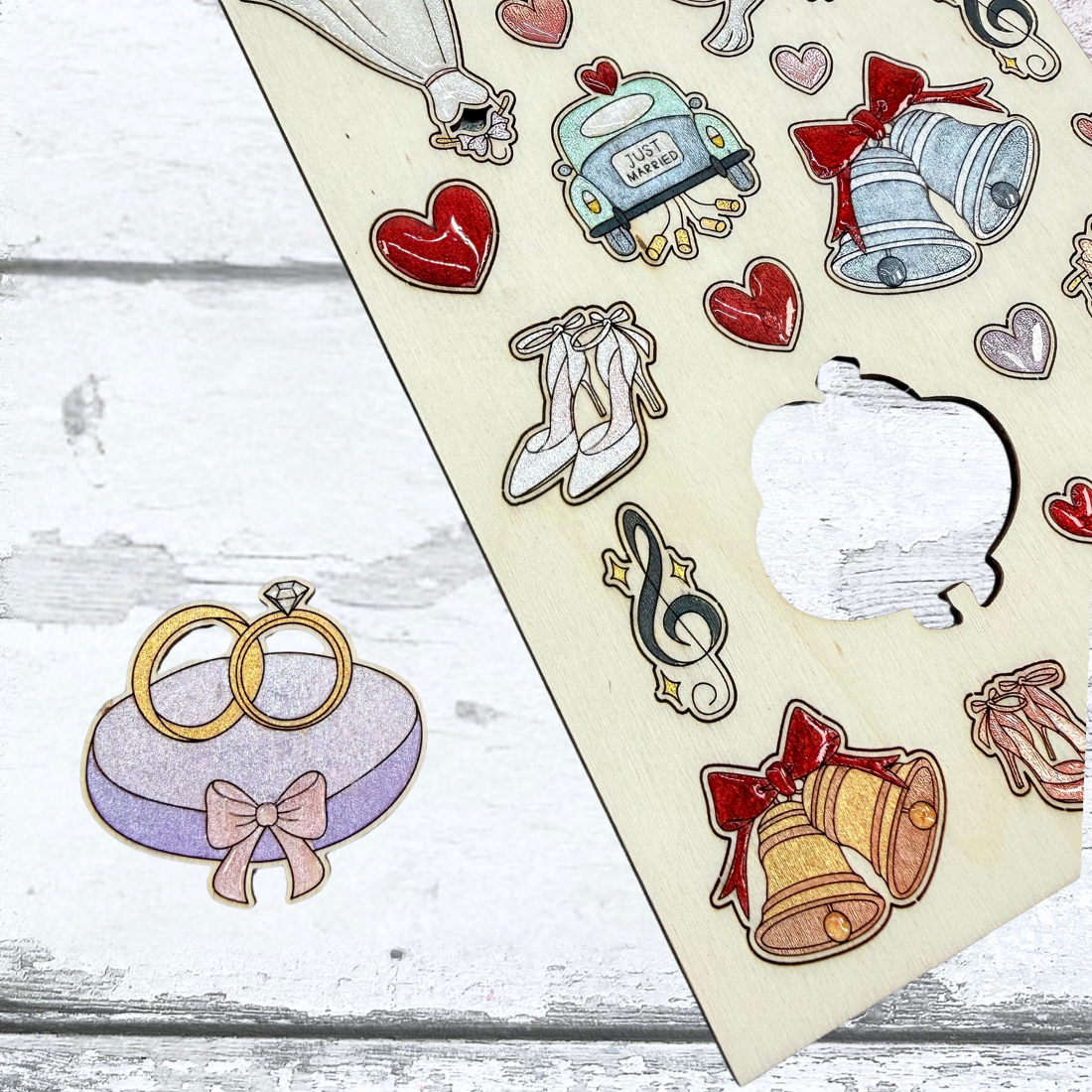 Wedding Colouring Pop-Out Sheet