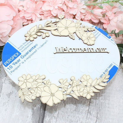 Welcome Home Sign - "Blank" - Wooden Elements