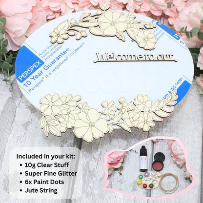Welcome Home Sign - Blank Craft Kit