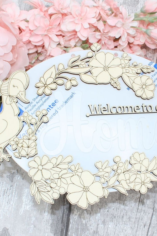 Welcome Home Sign - Goose Set