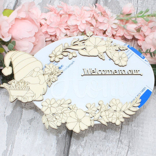 Welcome Home Sign - Gnomes Set