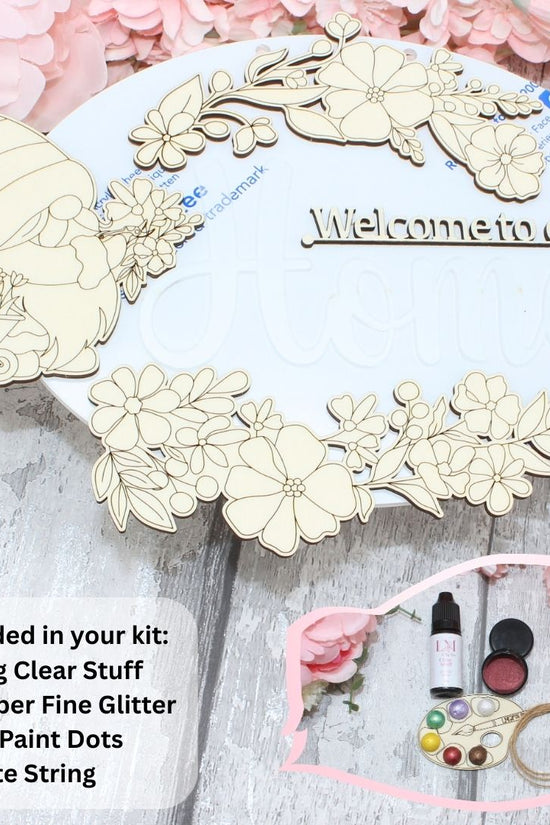 Welcome Home Sign - Gnome Craft Kit