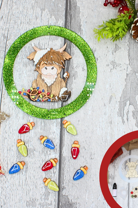 Christmas Highland Coooo Windchime Kit