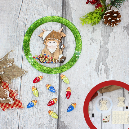 Christmas Highland Coooo Windchime Kit