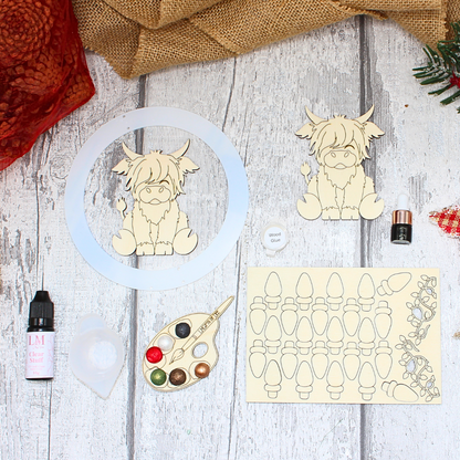 Christmas Highland Coooo Windchime Kit