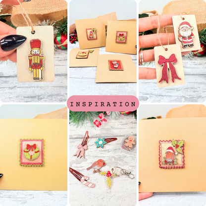 Mini Christmas Embellishment Sheet