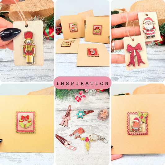 Mini Christmas Embellishment Sheet