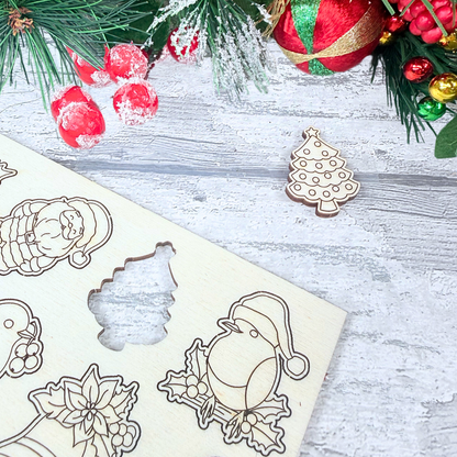 Mini Christmas Embellishment Sheet