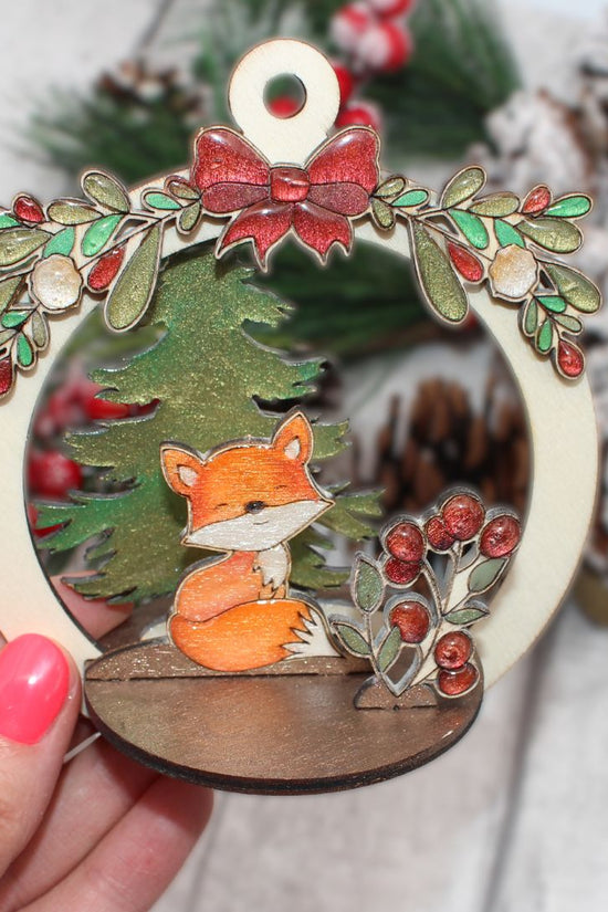 Foxi 3D Tree Ornament Set