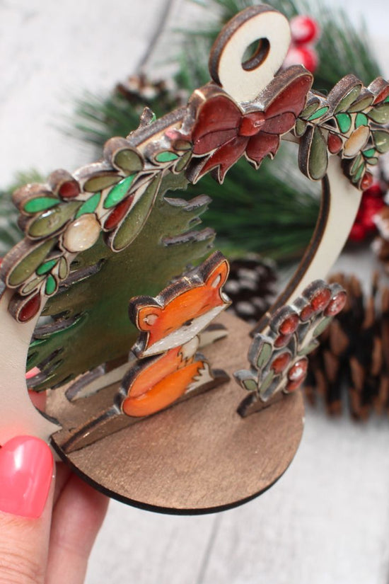 Foxi 3D Tree Ornament Set