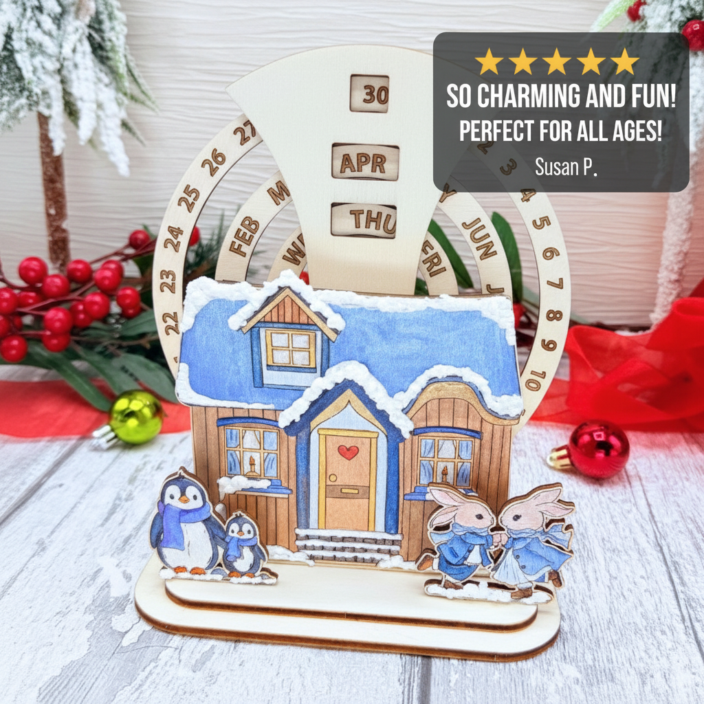 The Everlasting Craft Calendar – Winter Whimsy Cottage