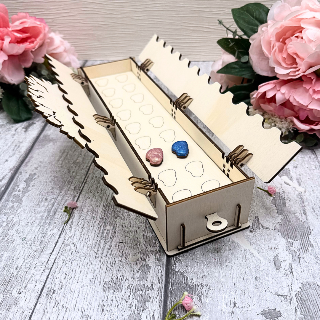 Bloom & Store Paint Station – Buildable Wooden Paint Storage Box