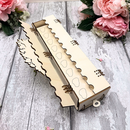 Bloom & Store Paint Station – Buildable Wooden Paint Storage Box