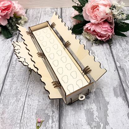 Bloom & Store Paint Station – Buildable Wooden Paint Storage Box