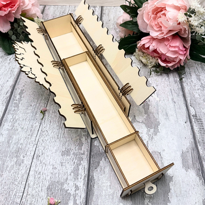 Bloom & Store Paint Station – Buildable Wooden Paint Storage Box