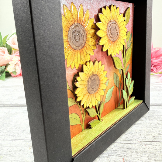 Sunflower Frame Scene