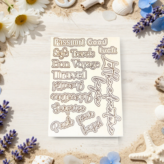 Travel Themed Sentiments