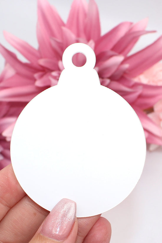 Clear Acrylic Baubles - Perfect for Christmas Crafts