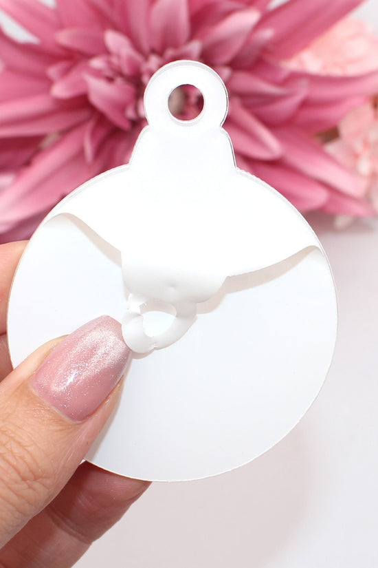 Clear Acrylic Baubles - Perfect for Christmas Crafts
